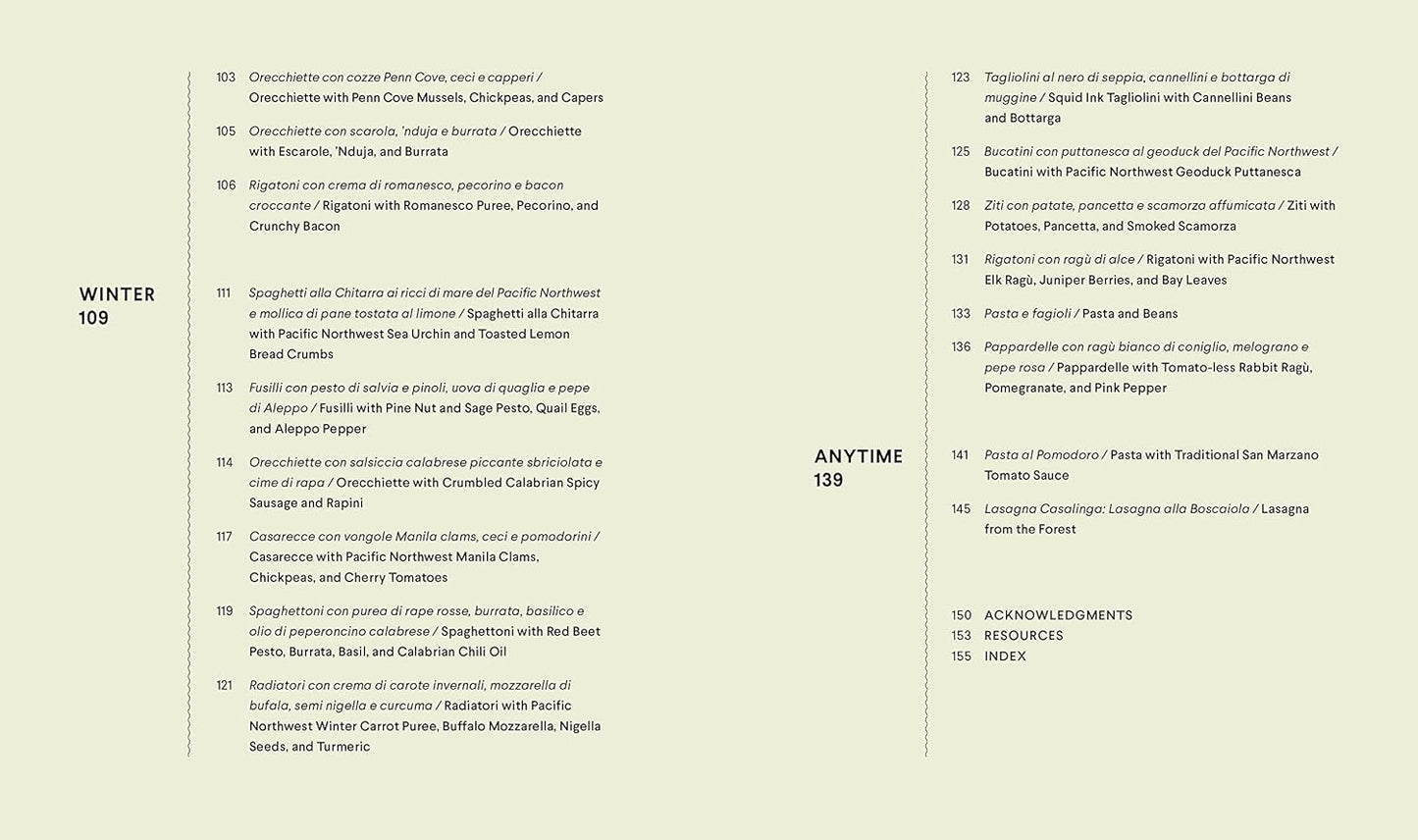 Pasta for All Seasons