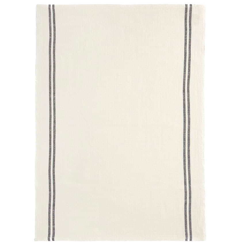 Country Tea Towel Black & White