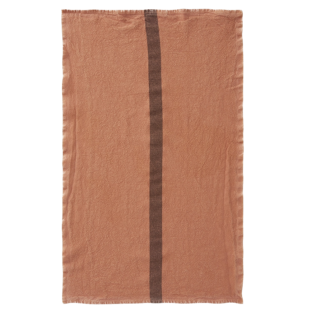 Dou Dou Tea Towel Terracotta