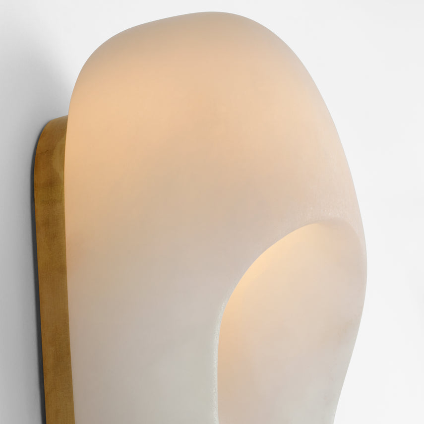 Esculpa 18" Alabaster Sconce