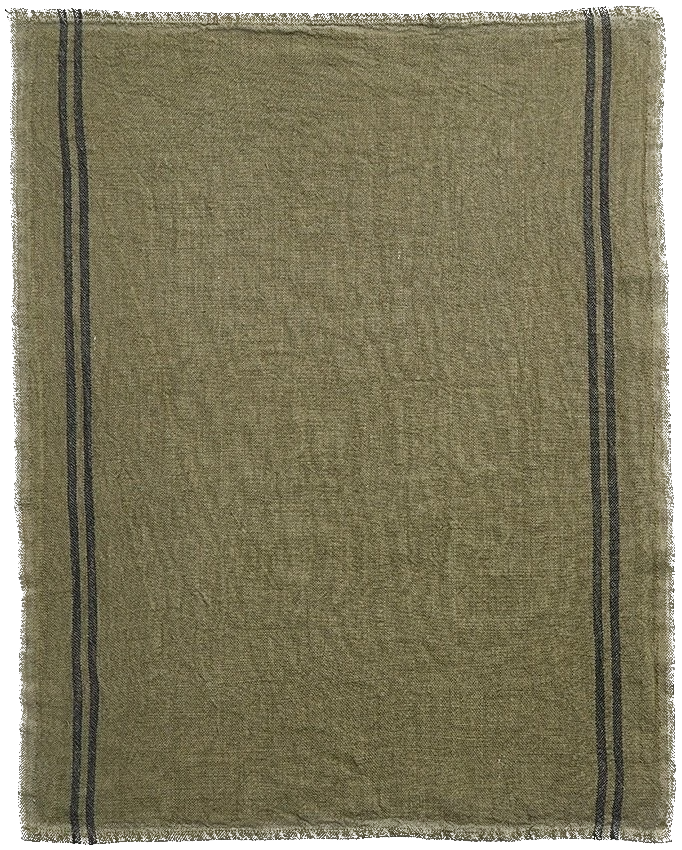 Country Tea Towel Green Avocat