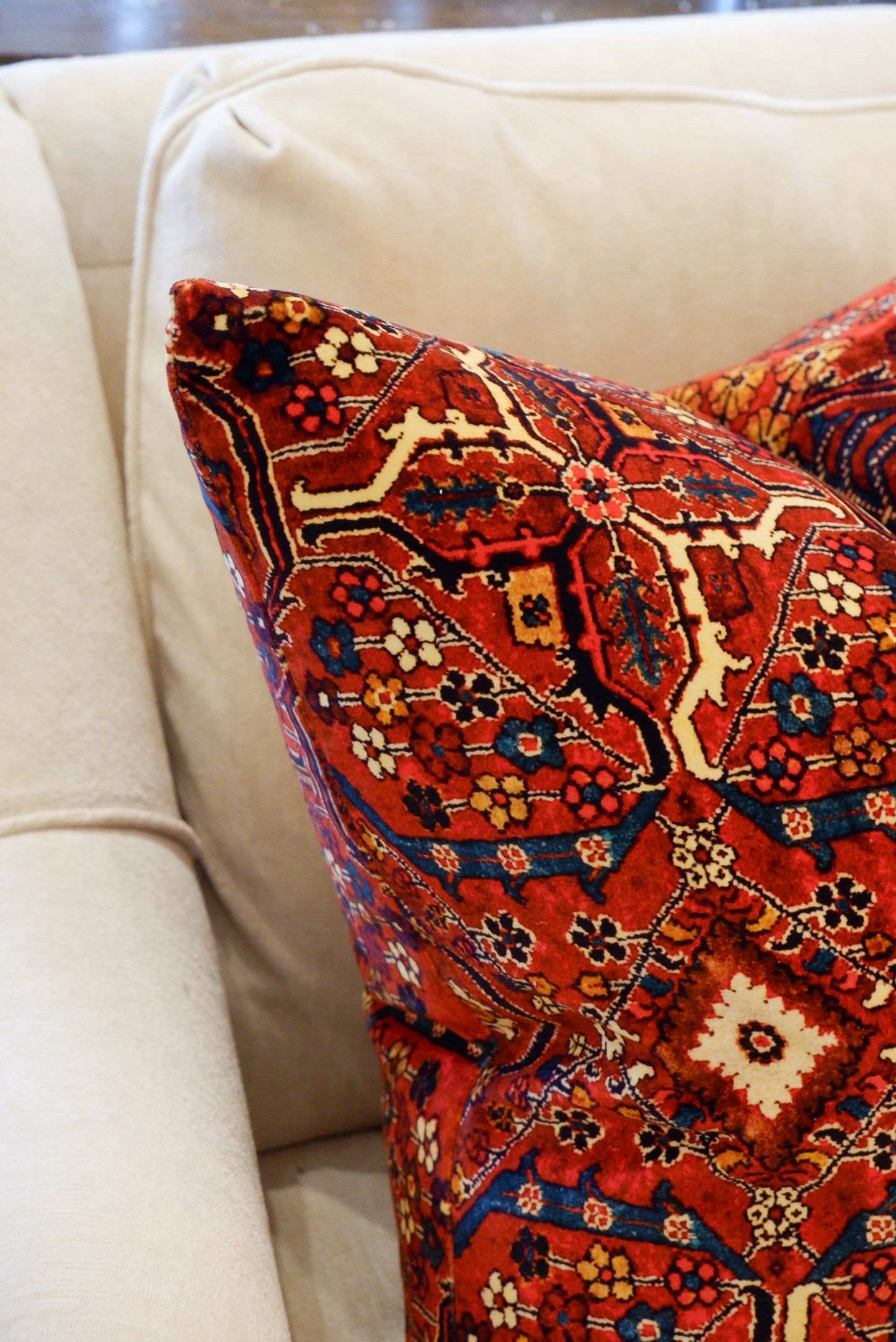 31 Westgate Custom Pillow in Mey Meh Sienna (22x22)