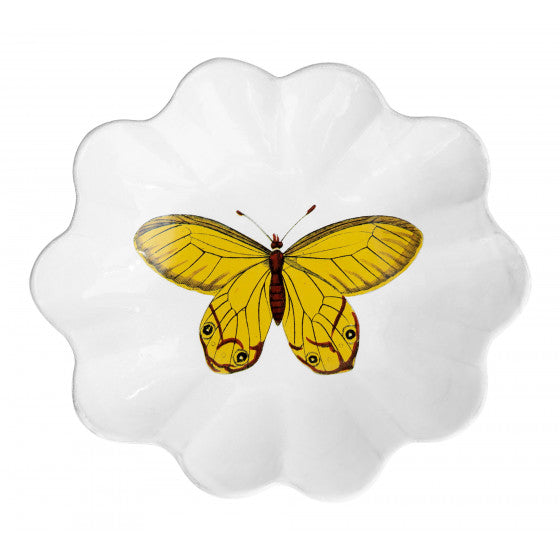 Deep Yellow Butterfly Platter