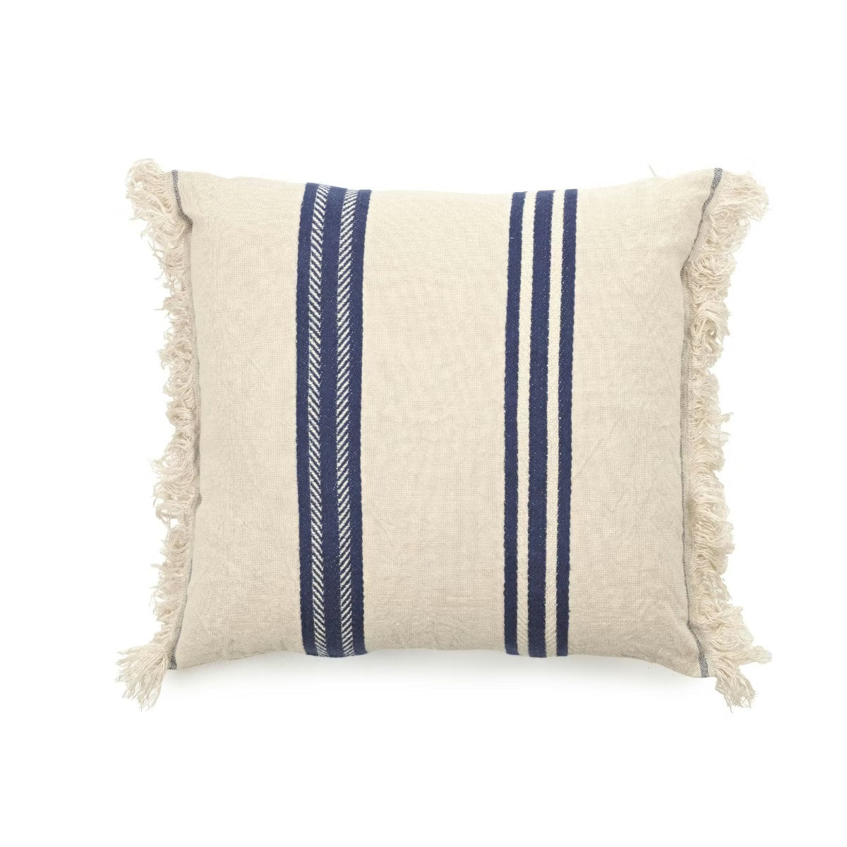 The Indigo Stripe Pillow (25x25)