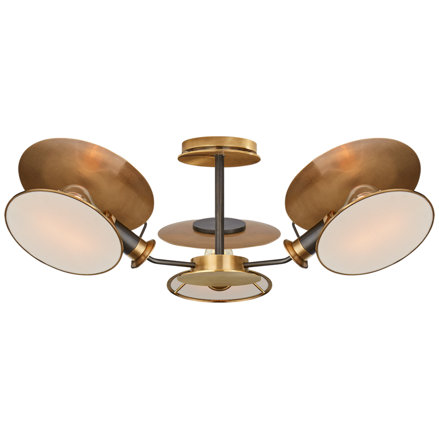 Osiris Medium Reflector Semi-Flush Mount