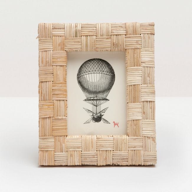Natural Woven Frame