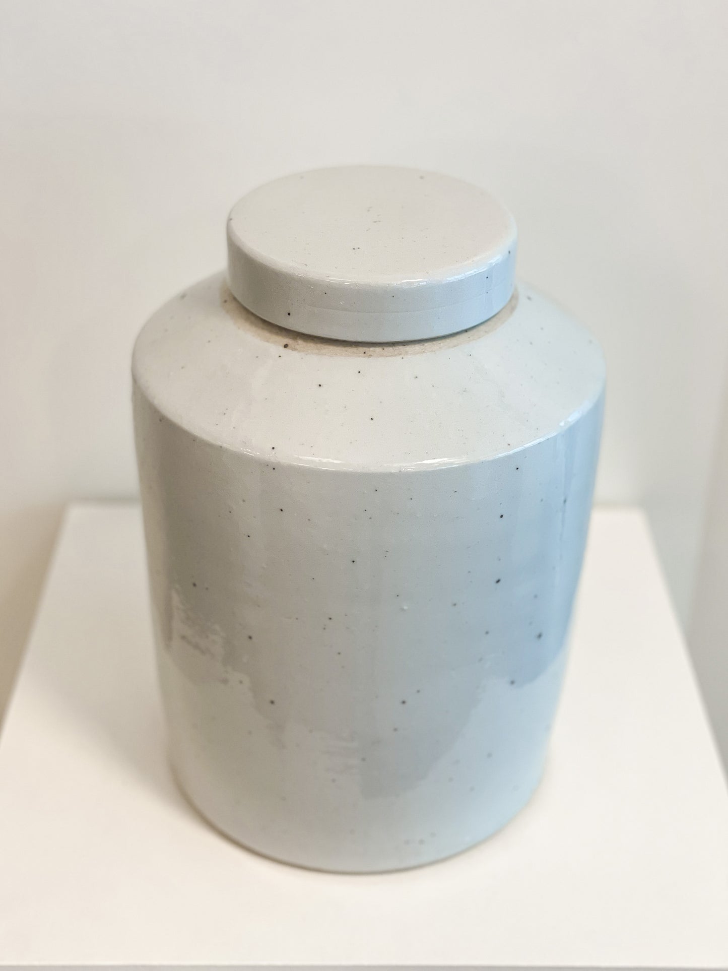 Vintage White Tea Jar