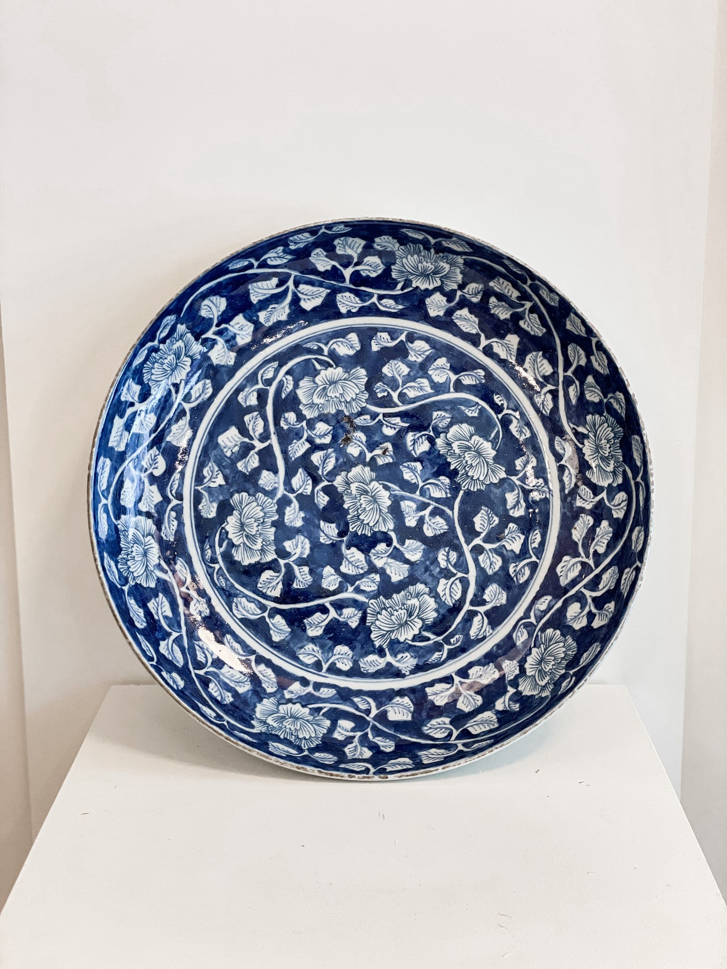 Blue & White Vine Platter