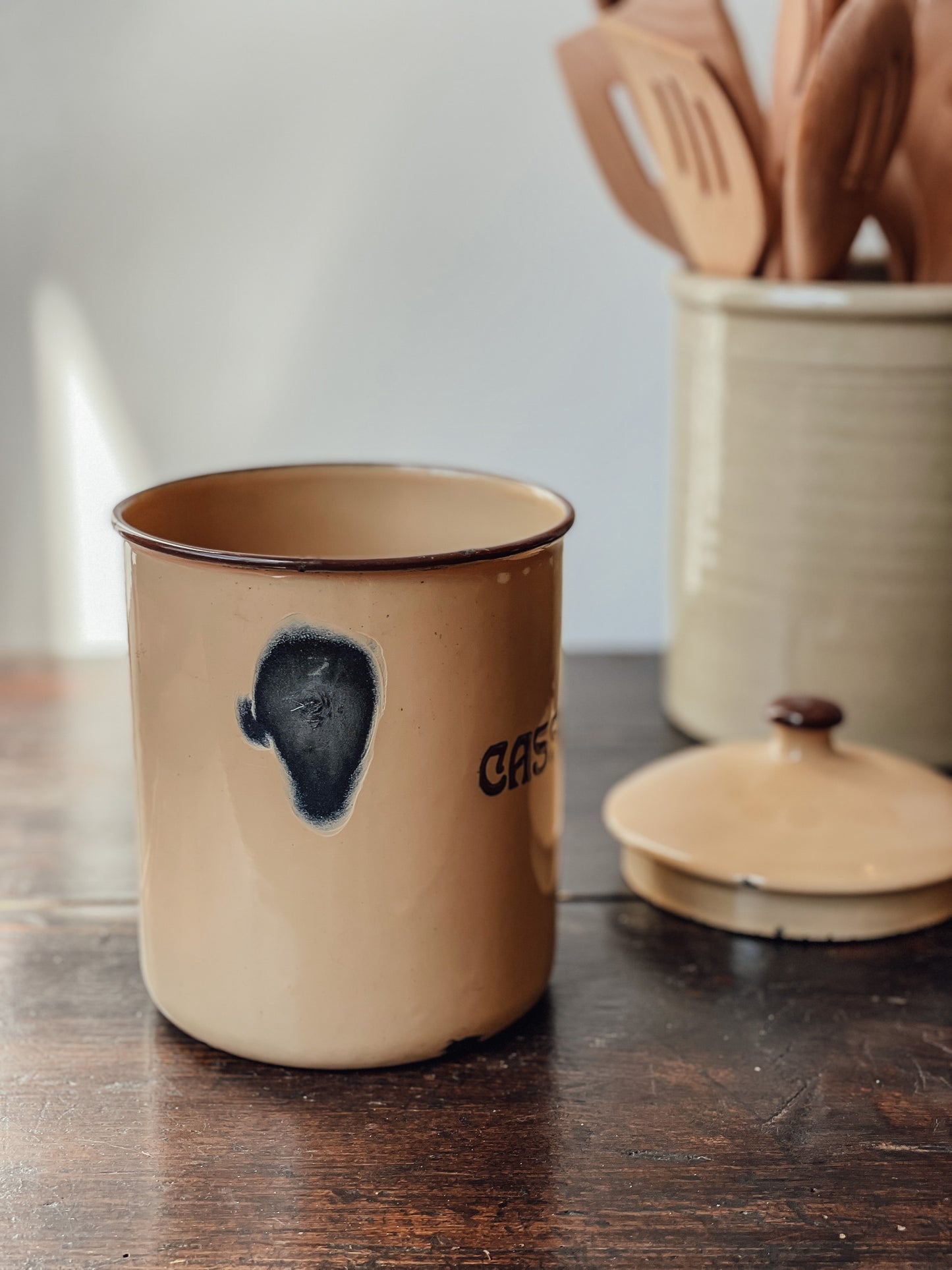 Vintage Cassonade Kitchen Tin