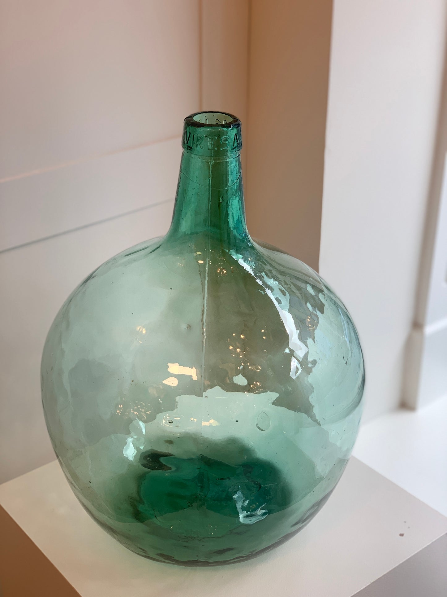 Medium Vintage Green Demijohn