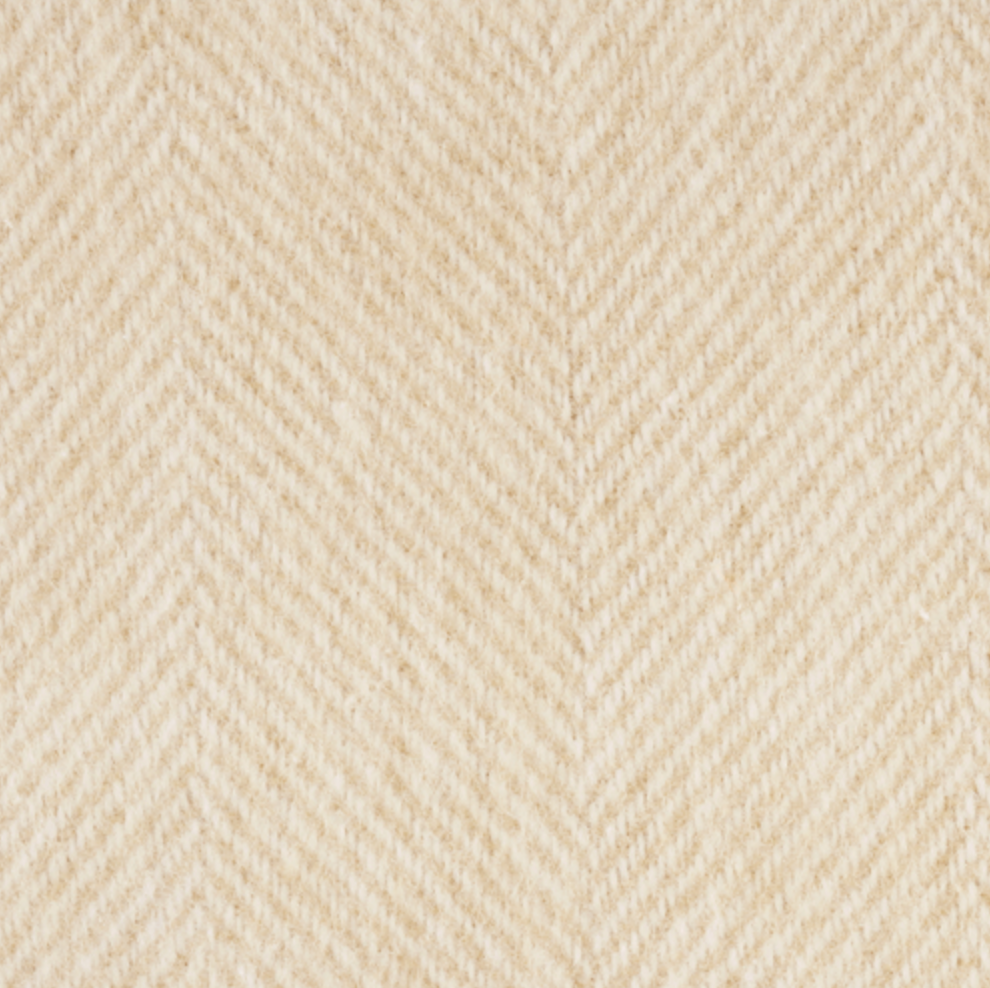 Sand Italian Herringbone Throw