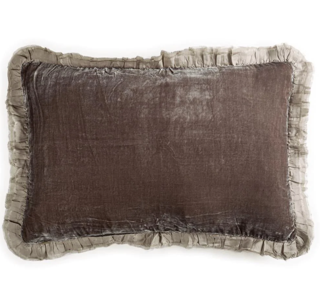 Séraphine Silk Velvet Pillow in Boston