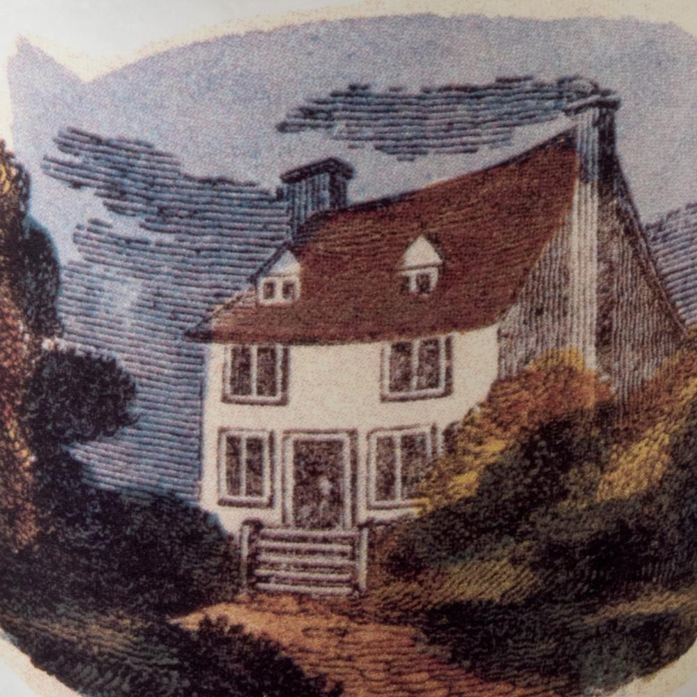 Vase with House