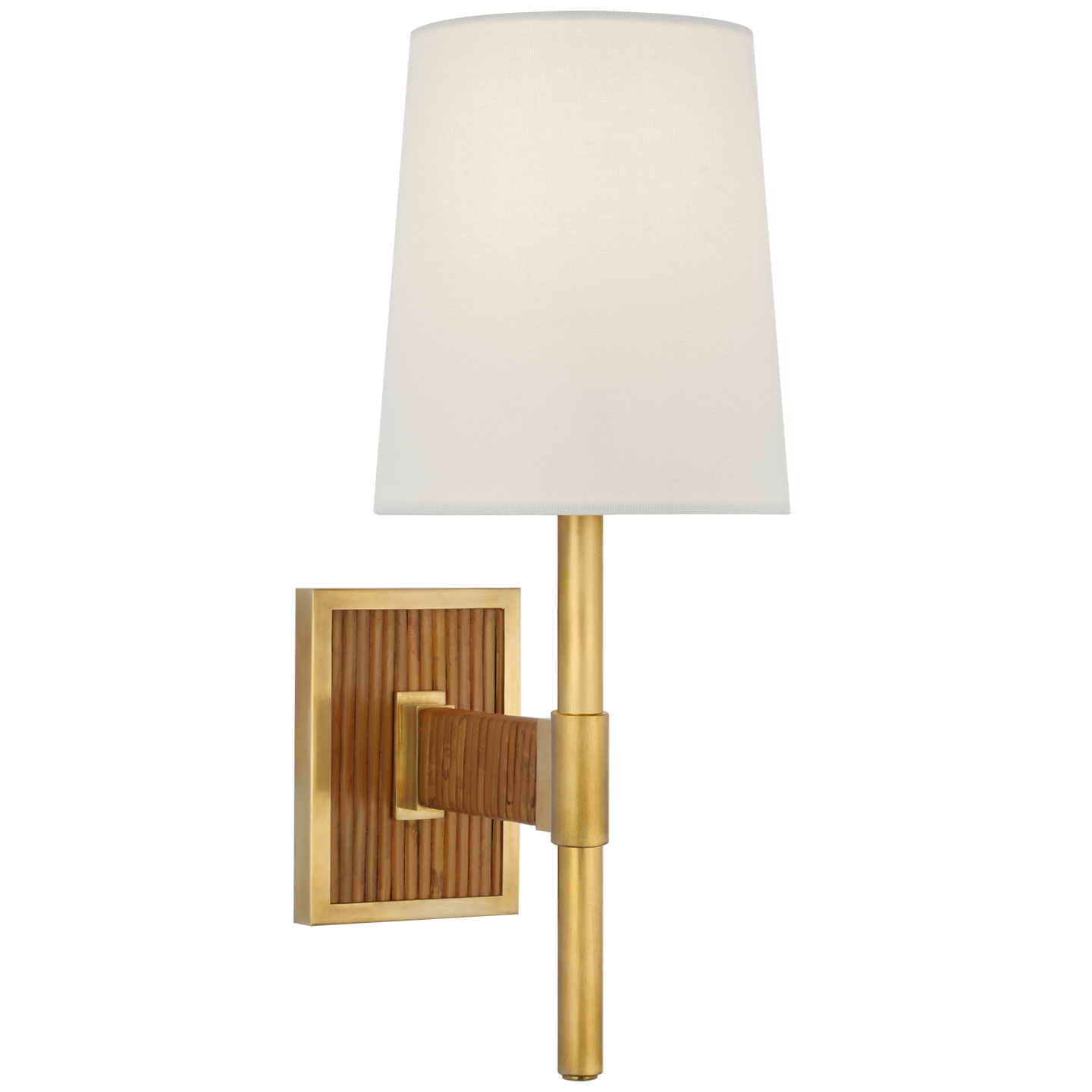 Elle Single Sconce in Hand-Rubbed Antique Brass