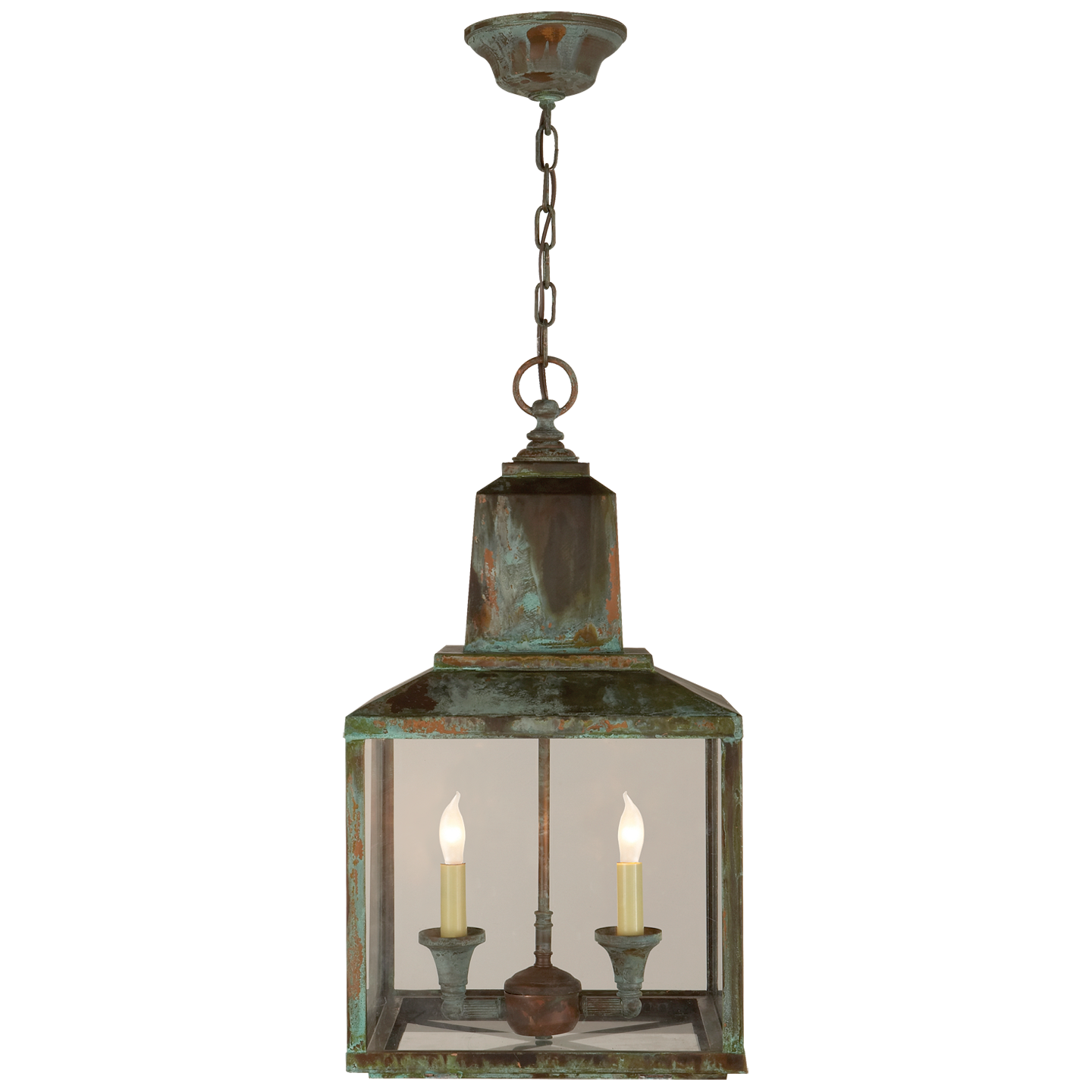 Brantley Lantern in Verdigris