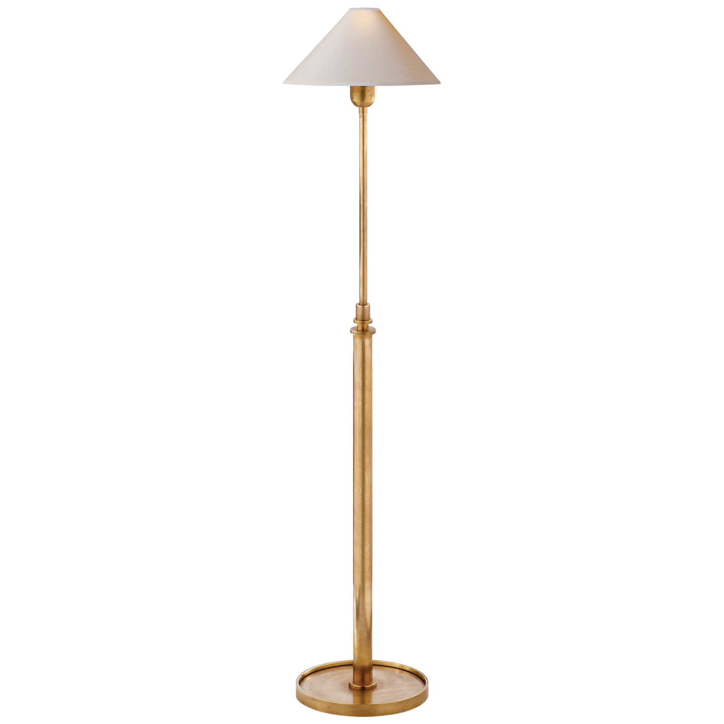 Hargett Floor Lamp in Brass