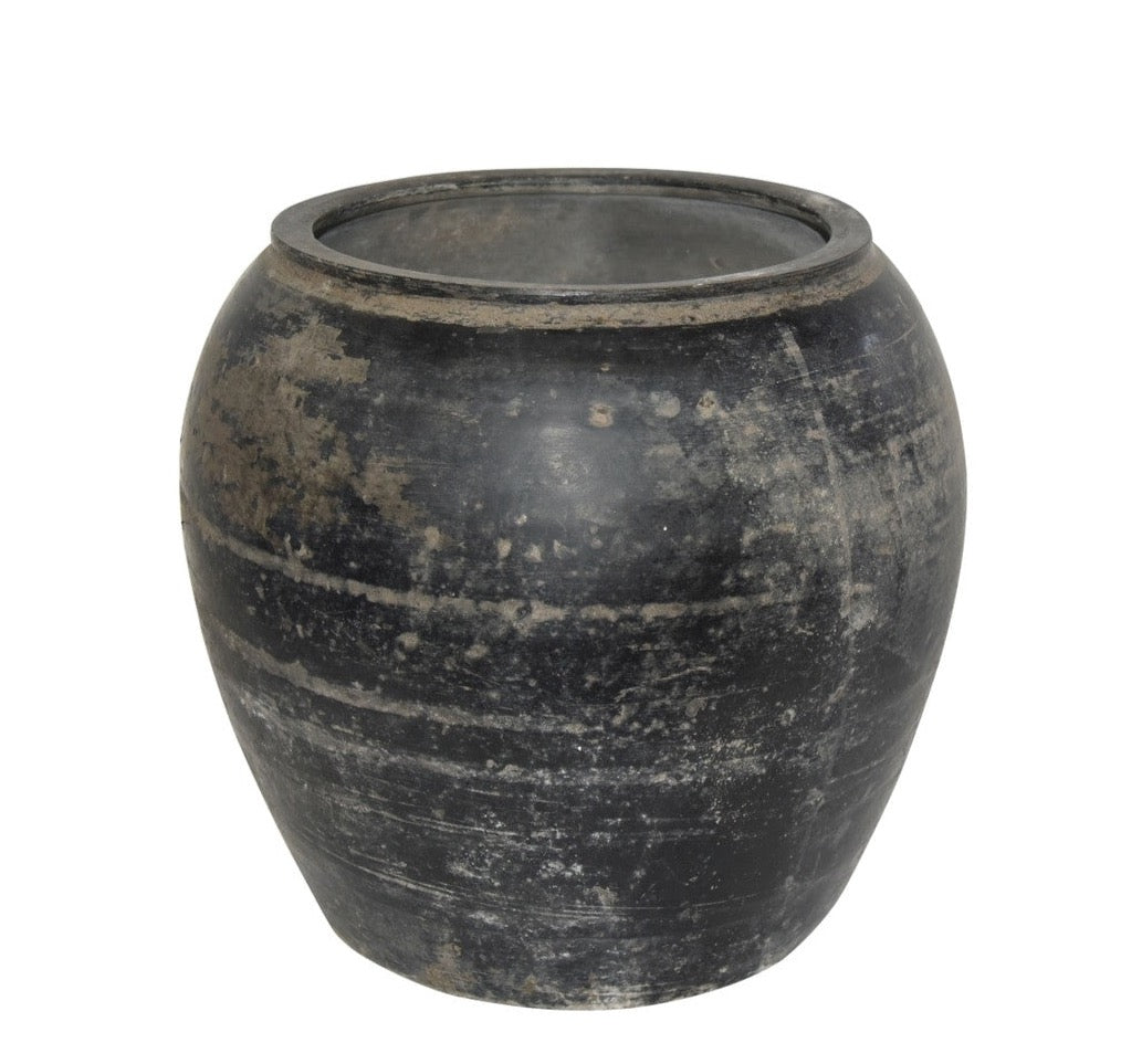 Vintage Rice Pottery Jar (XL)
