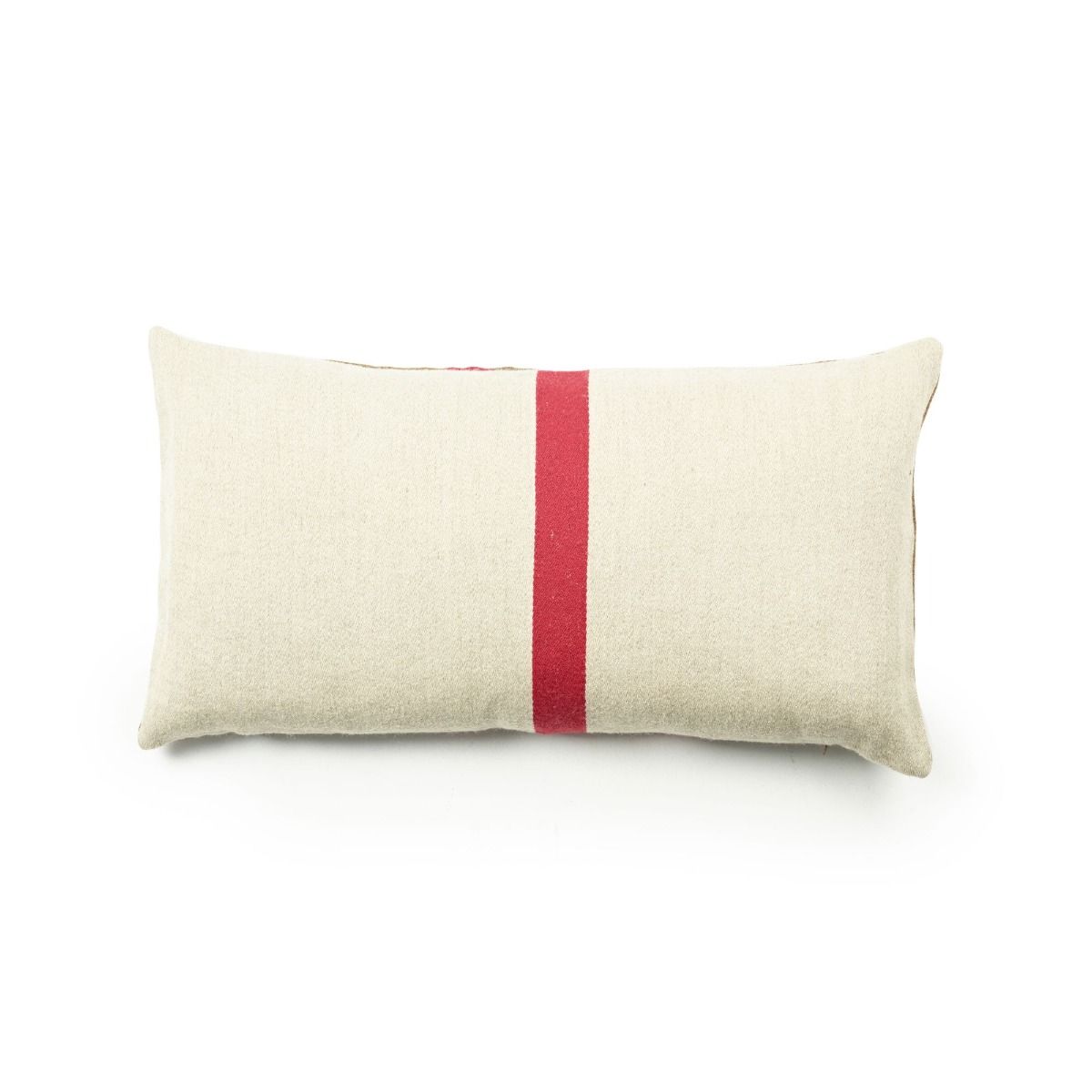 Manitoba Pillow - Red Stripe (Cover Only)