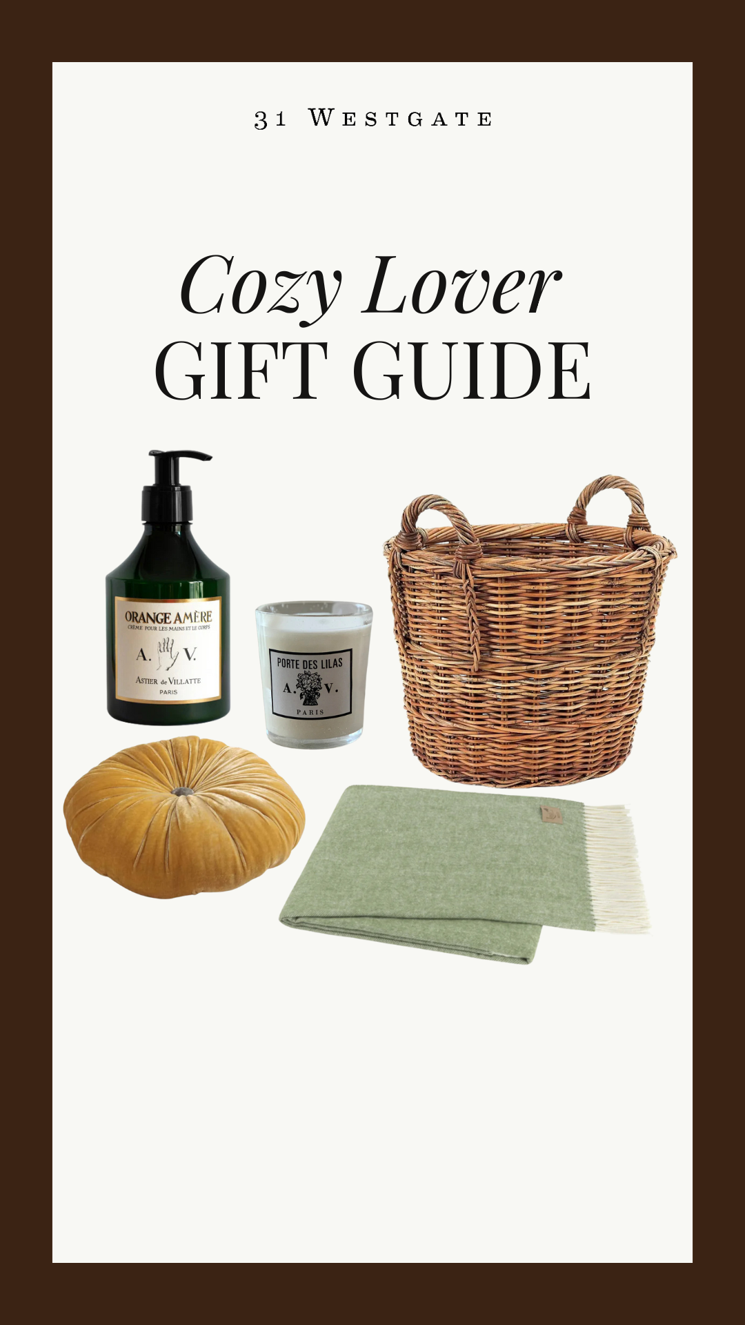 Holiday Gift Guide: Cozy Lover