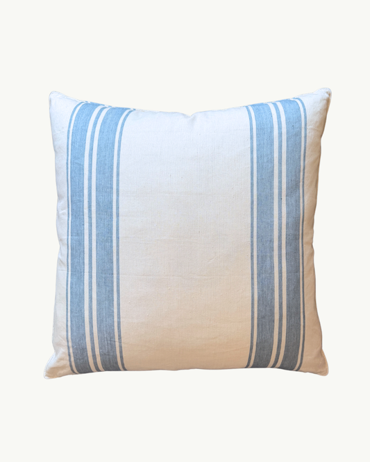 Cisco Home Pillow with Beige Blue Lines (24x24)