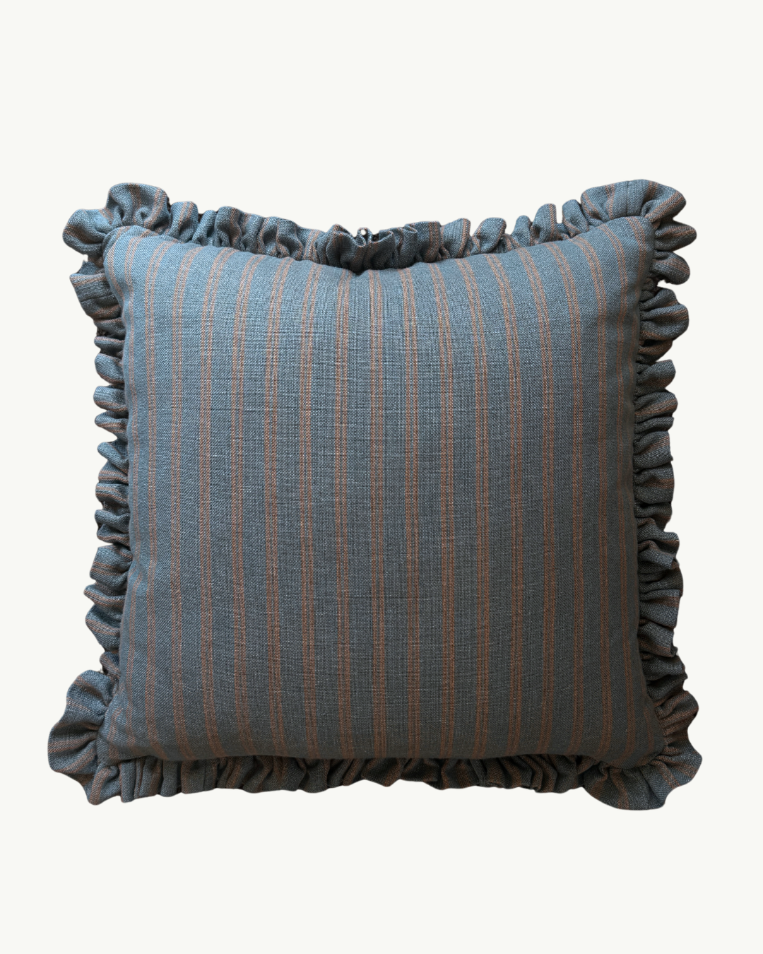 Beach Breton Ruffle Pillow (18x18)
