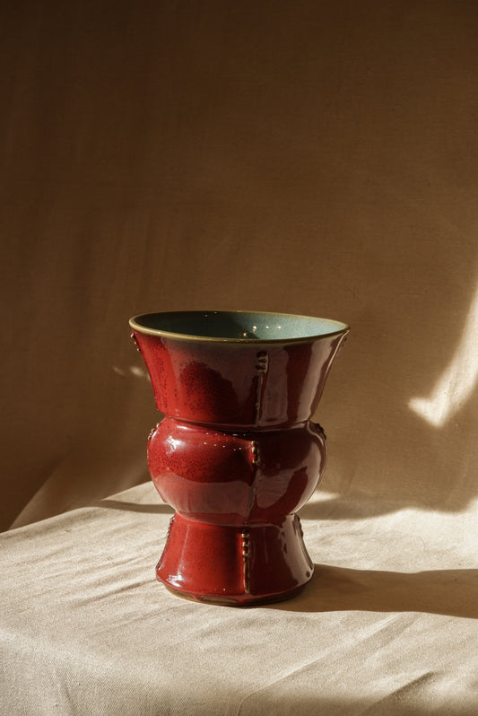 Antique Ceramic Vase (Belgium 1900)
