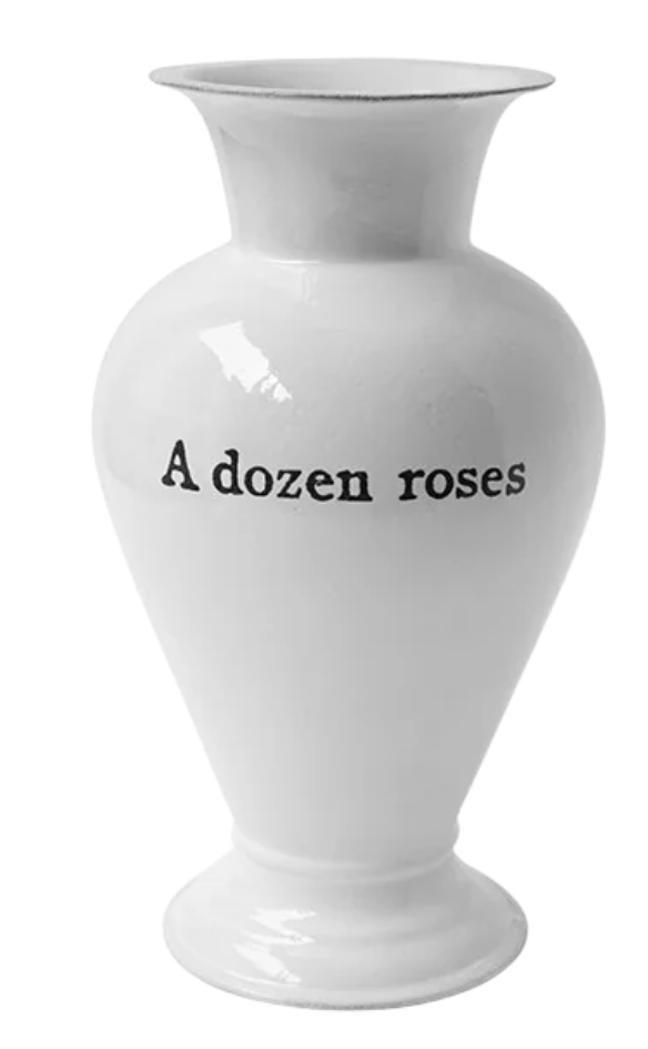 "A Dozen Roses" Vase