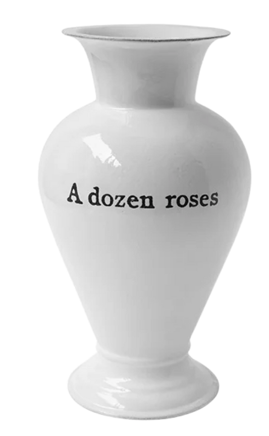 "A Dozen Roses" Vase