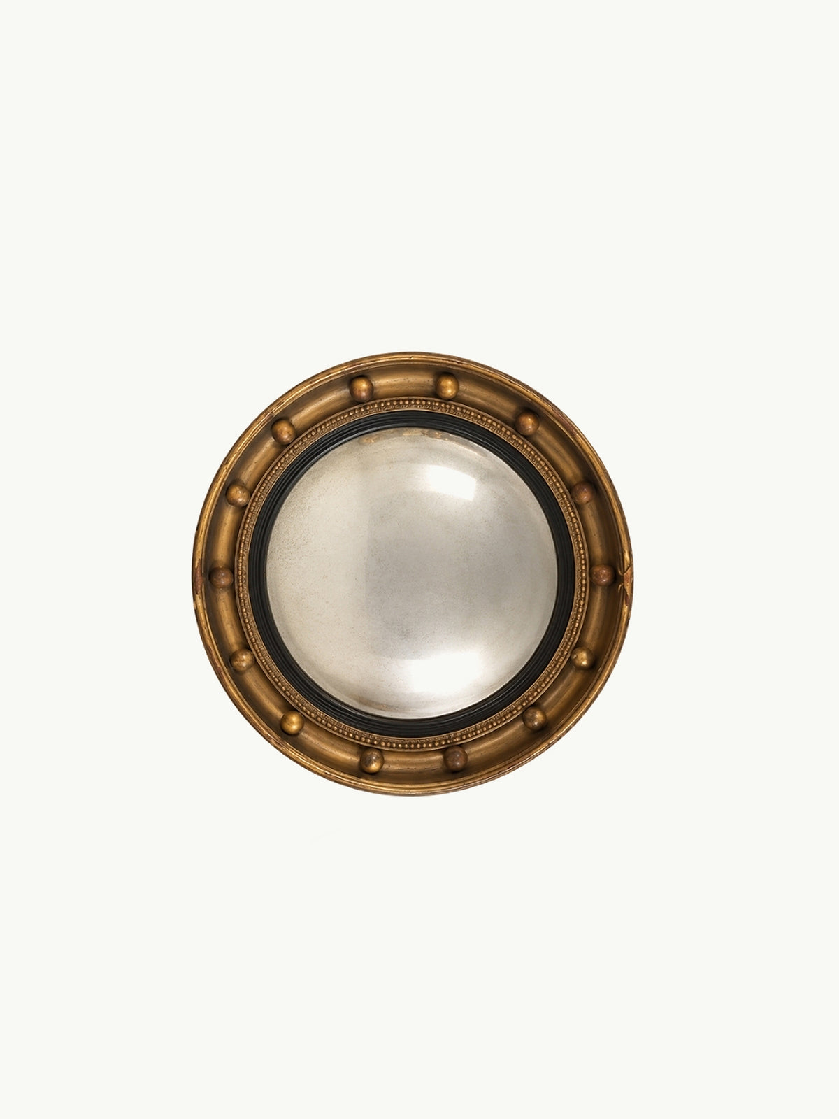 Vintage Convex Mirrors (Set of Two)