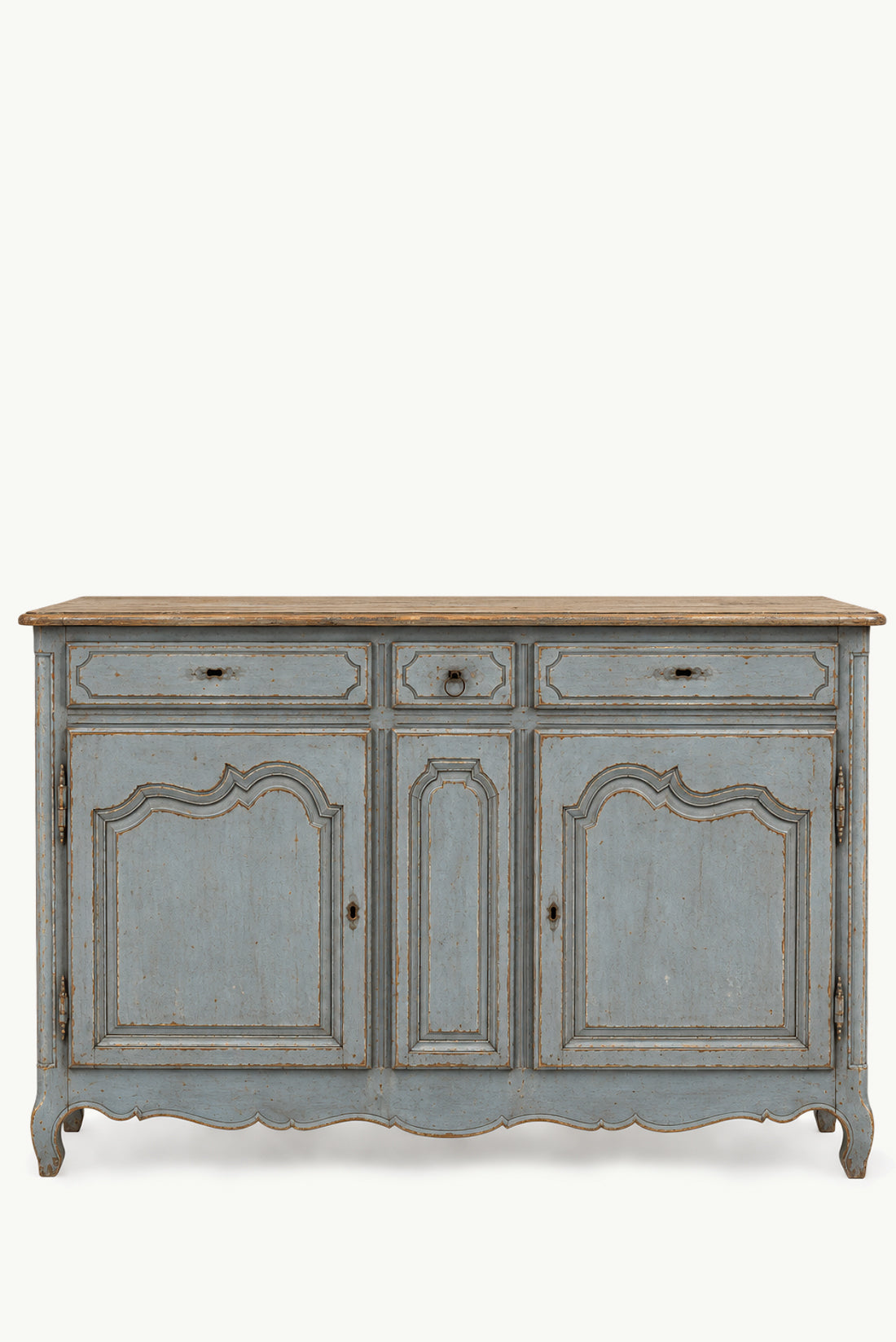 Antique Painted Wood Cabinet