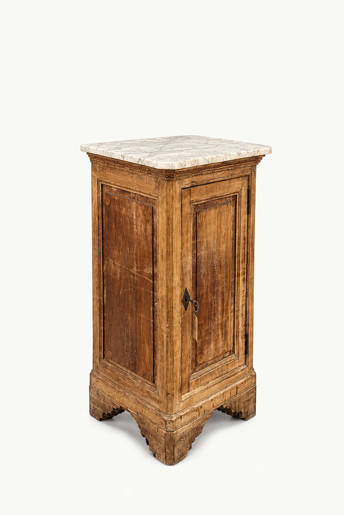 Antique Marble Top Side Table