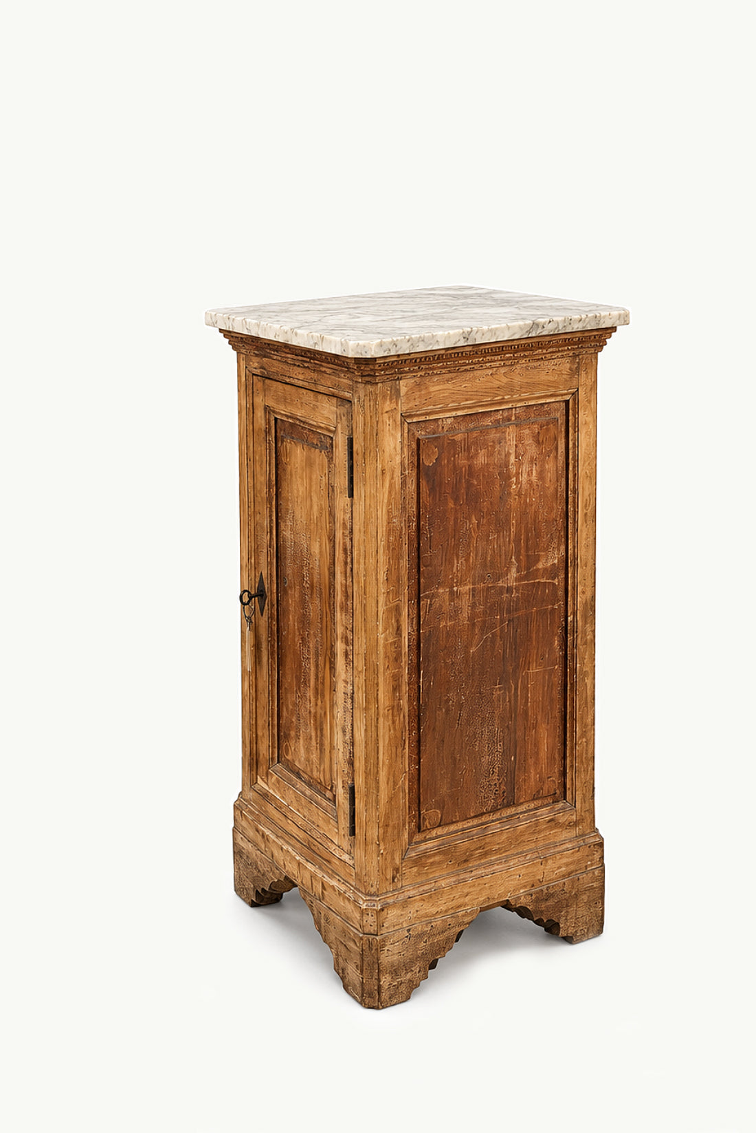 Antique Marble Top Side Table