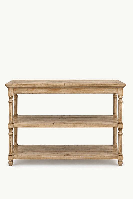 3-Tier Antique Oak Buffet