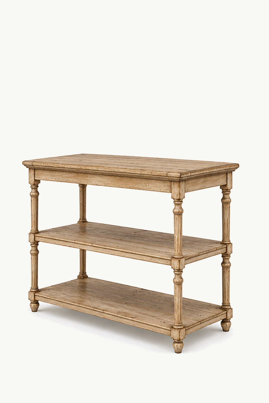 3-Tier Antique Oak Buffet