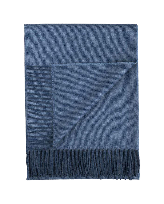 Blue Jean Alpaca Throw