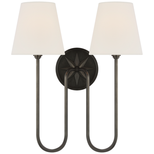 Polaris 17" Double Sconce