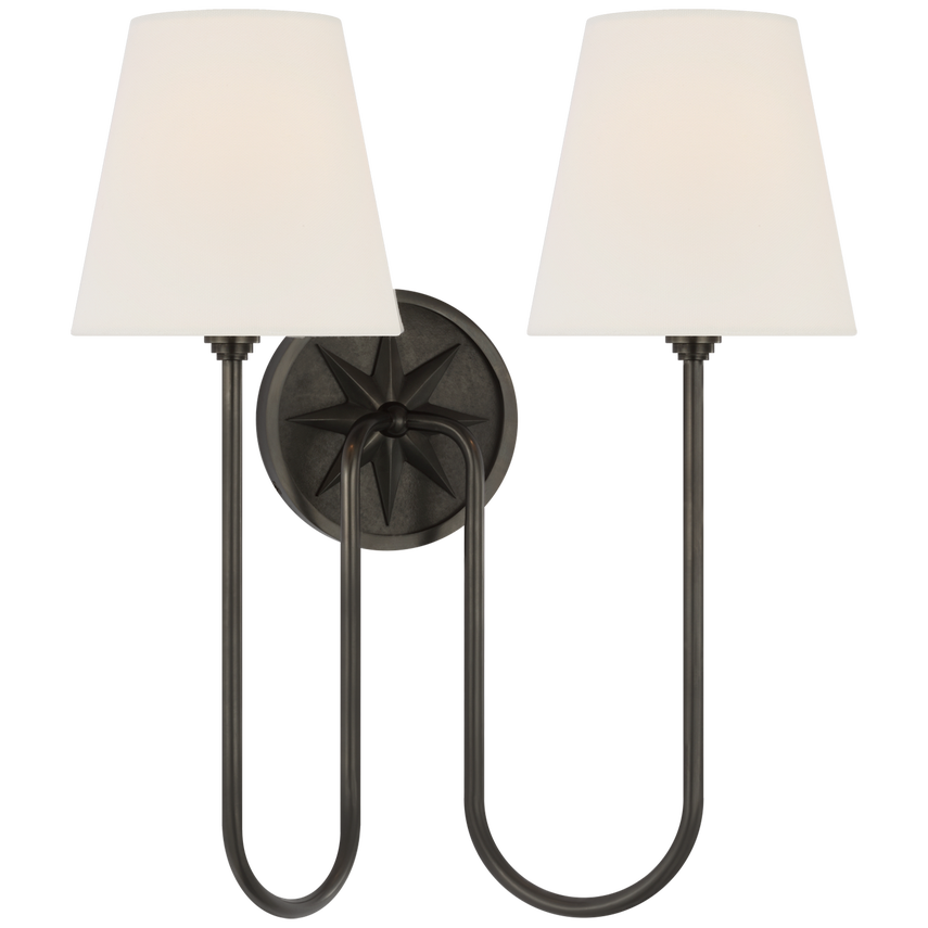 Polaris 17" Double Sconce