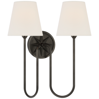 Polaris 17" Double Sconce