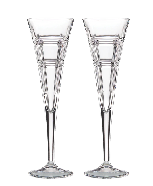 Hudson Toasting Flute Set