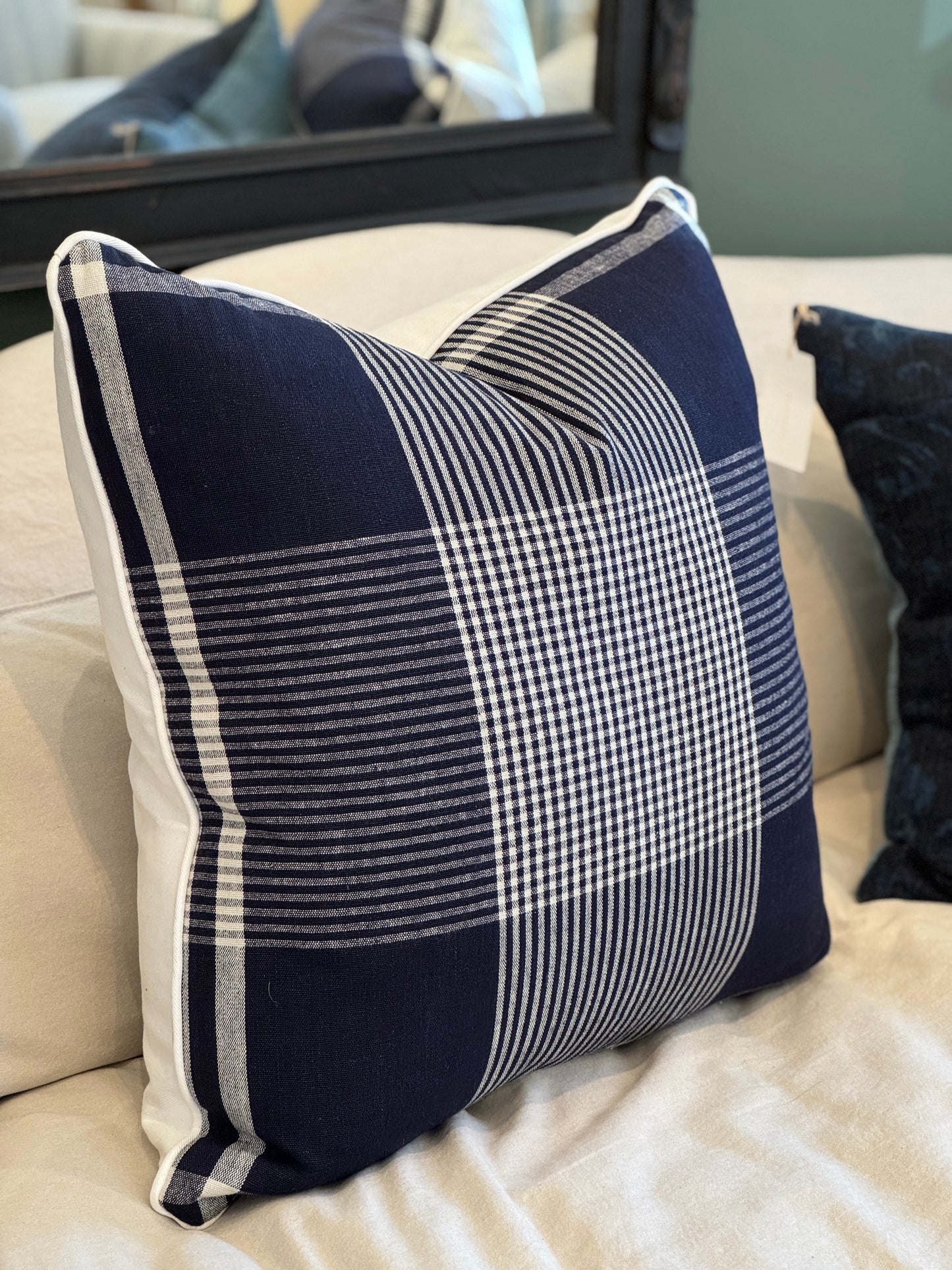Custom 31 Westgate Blue & White Pillow