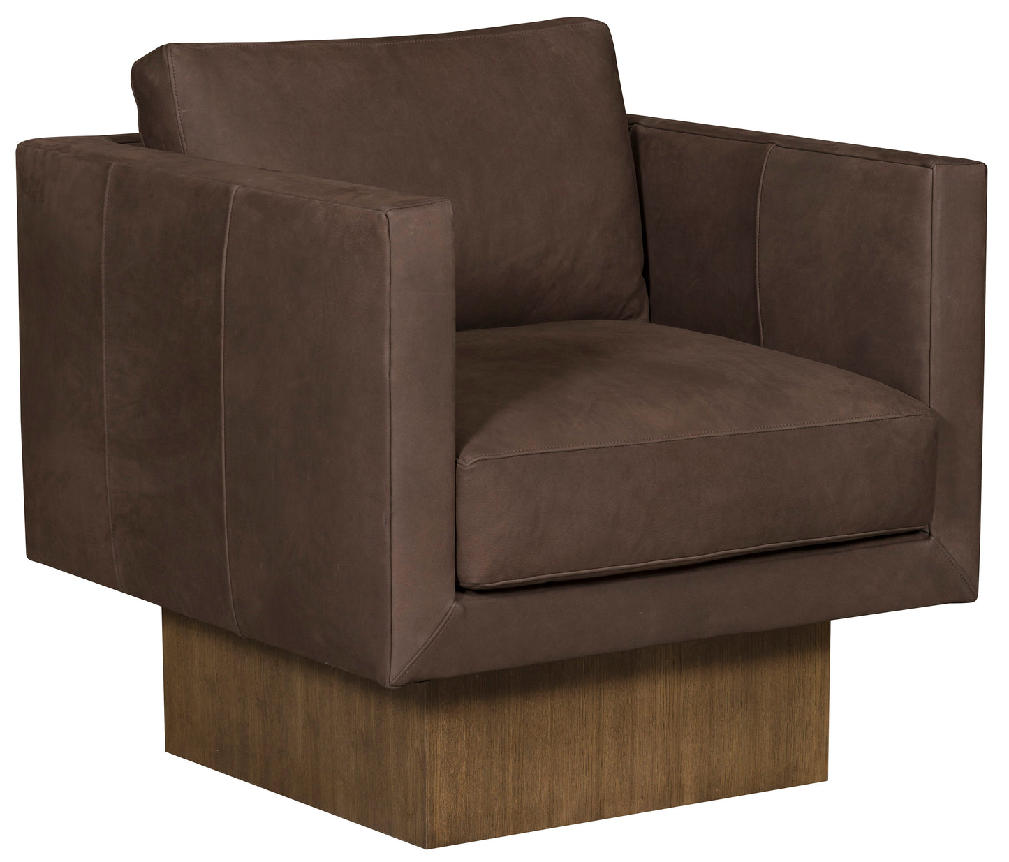 Kendell Leather Swivel Chair