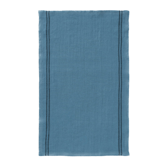 Country Tea Towel Blue Orage