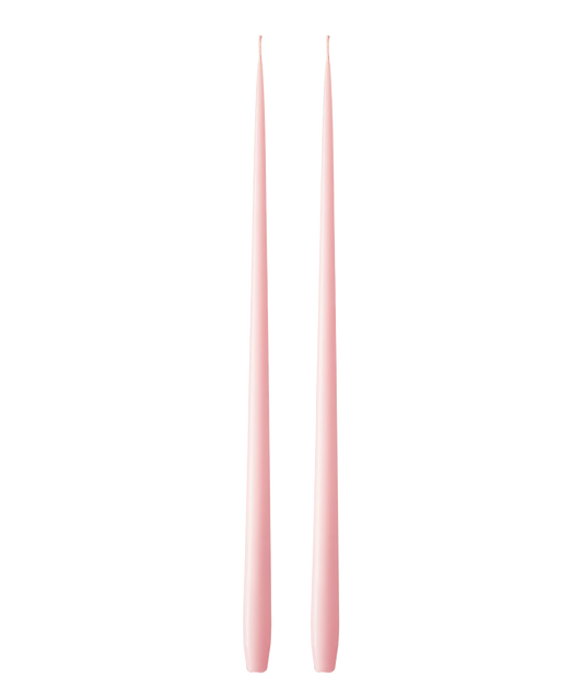 Rose Quartz Taper Candle Set