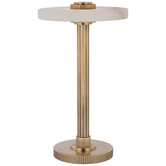 Aran 9" Cordless Lamp in Brass