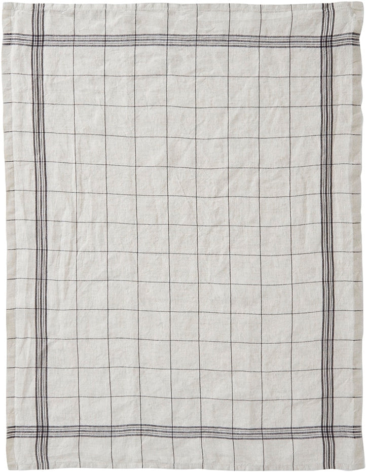 Bistrot Tea Towel Lin/Noir