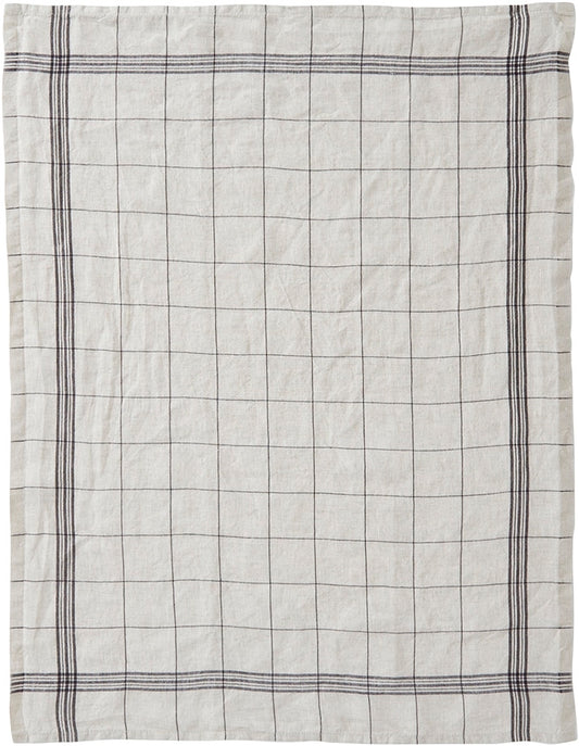 Bistrot Tea Towel Lin/Noir