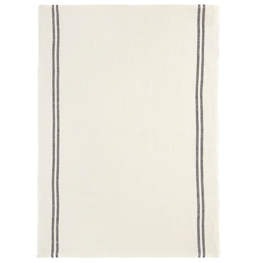 Country Tea Towel Black & White