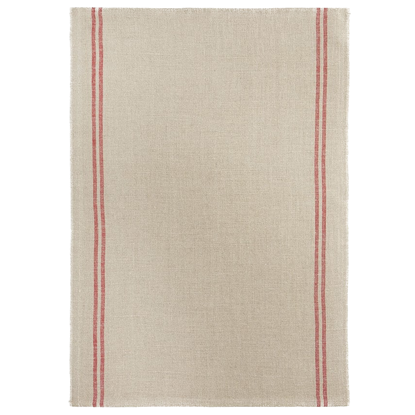 Country Tea Towel Rouge Lave