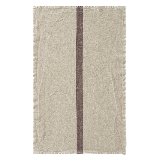 Dou Dou Tea Towel Lin/Marron
