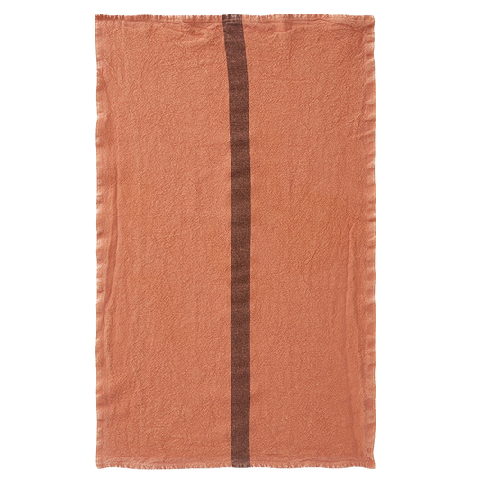 Dou Dou Tea Towel Terracotta